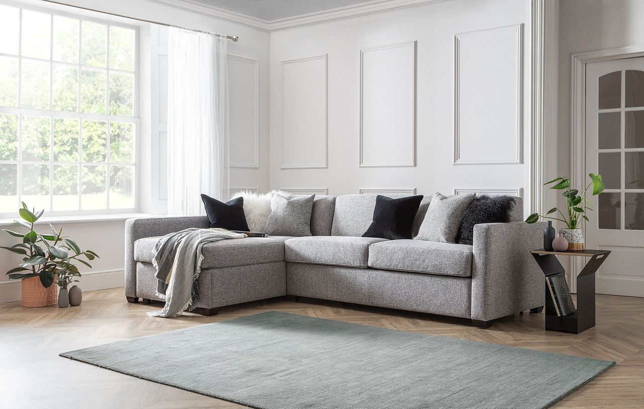 grey sofa bed